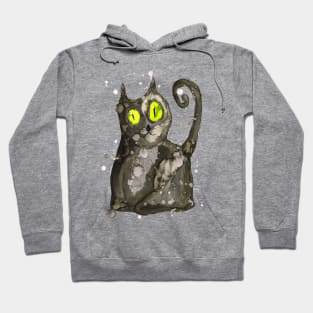 Big fat black cat Hoodie